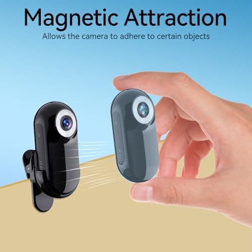Xilecam Mini Action Camera - 1080P Sports Vlogging Camera with 32GB Card, Multi-Function Accessory 6