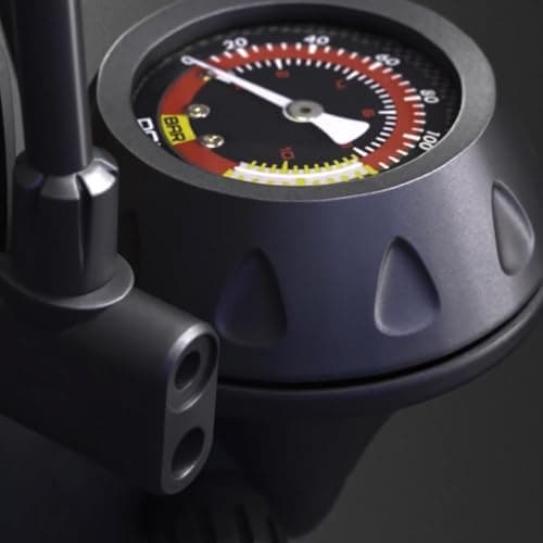 GOBKO Bike Pump with Gauge,Bicycle Floor Pump for Presta and Schrader Valves Bike Tire Pumps Inflator High Pressure 160PSI & 11BAR Portable Air Pump for Road Bike Car MTB Sports Balls 7