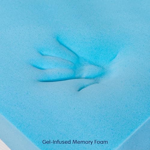 Subrtex Mattress Topper Twin XL, 3 Inch Gel Memory Foam Mattress Topper College Dorm Ventilated Soft Mattress Pad, Bed Topper, CertiPUR-US Certified 7