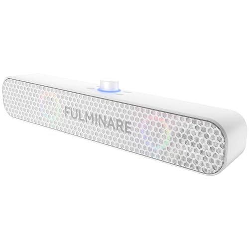 FULMINARE Bluetooth Speaker 26W HD Sound, 30H Playtime Portable Wireless Speaker with Bluetooth 5.3, AUX/TF-Card/USB Input, LED Lights