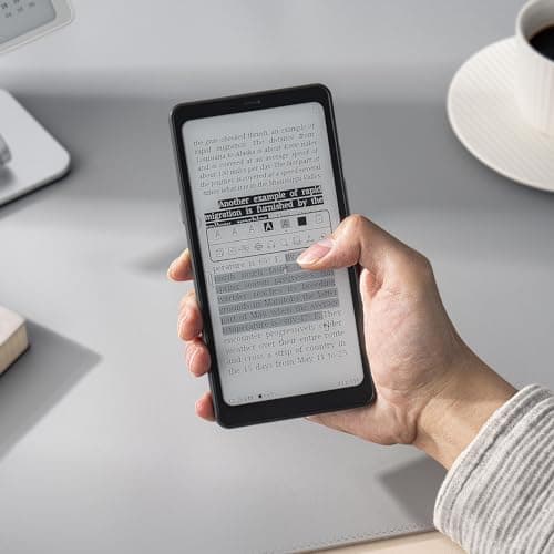 BOOX Palma eBook Reader Mobile ePaper 6G 128G G-Sensor Front Light 16MP Rear Camera (White) 8