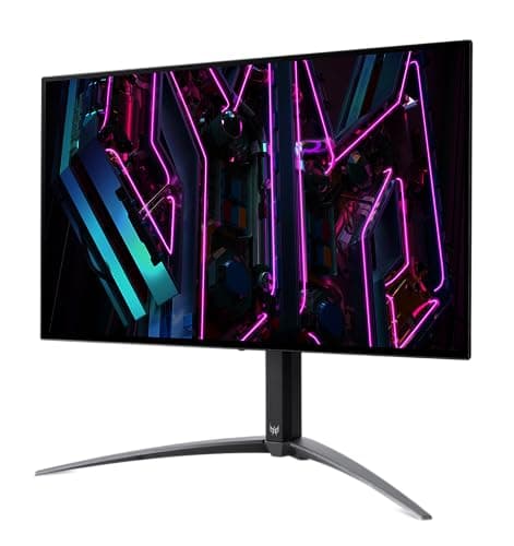 acer Predator X27U | 27" WQHD 2560 x 1440 OLED Gaming Monitor | AMD FreeSync Premium | Up to 240Hz | Up to 0.01ms | 1000nits@HDR 3% | DCI-P3 99% | Delta E<1 | USB Type-C, DP 1.4 & 2 x HDMI 2.0 9