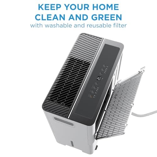 Midea 4,500 Sq. Ft. Dehumidifier with Pump Included 50 Pint - Ideal for Basements, Large & Medium Sized Rooms, and Bathrooms (Renewed) 7