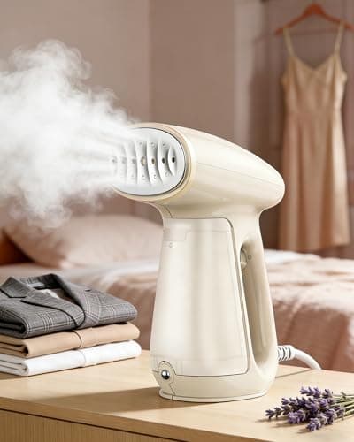 Bear Steamer for Clothes, Handheld Clothes Steamer,1300W Strong Power Garment Steamer with 230ml Tank,Fast Heat-up, Auto-Off, Steam Iron Fabric Wrinkle Remover with Brush for Home and Travel 9