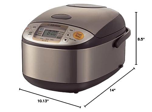 Zojirushi NS-TSC10 5-1/2-Cup (Uncooked) Micom Rice Cooker and Warmer, 1.0-Liter 6