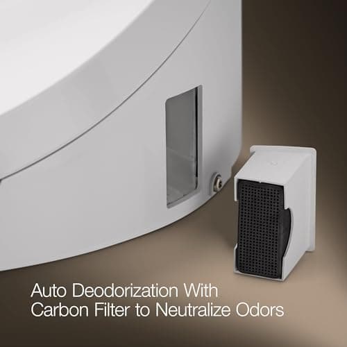 Kohler PureWash E525 Elongated Heated Bidet Toilet Seat, White, Warm Water, Quiet-Close Lid, Self-Cleaning Wand, Adjustable Water Pressure, Side Panel Controls, Easy Installation Bidet Attachment 8