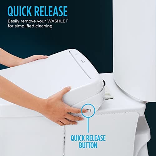 TOTO SW2043R#01 C200 Round Electronic Bidet Toilet Cleansing Water, Heated Seat, Deodorizer, Warm Air Dryer, and PREMIST, Cotton White 11