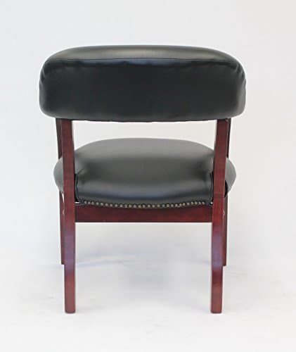 Boss Captain’s Chair In Black Vinyl 5