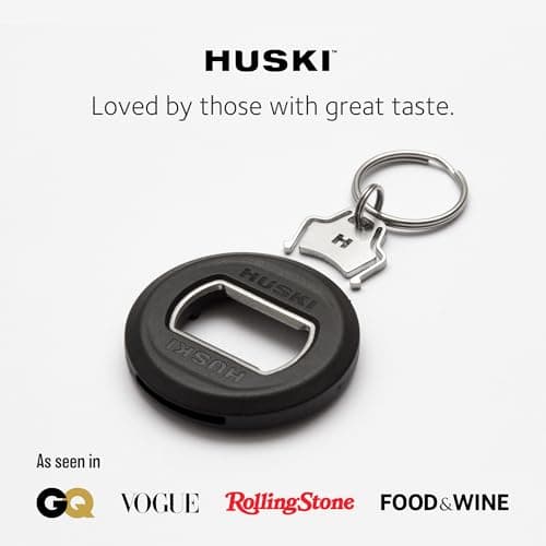 Huski 3-in-1 Bottle Opener Keyring | NEW | Works with Bottle Caps & Can Tabs | Includes Spring-Fit™ Detachable Keyring Clip | Compact & Convenient | Fits in the Huski Beer Cooler | Great Gift 7