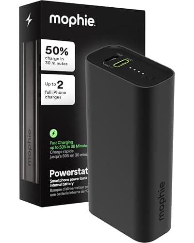 Mophie Powerstation Fast 10,000mAh Power Bank | Faster Charging | 30W, Multi-Device