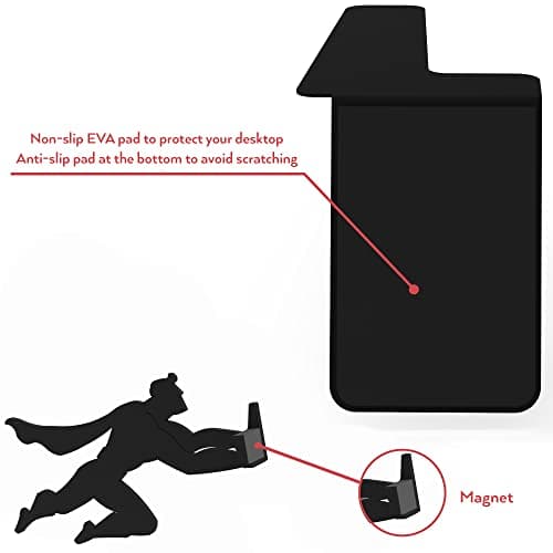 Artori Design Book Ends to Hold Books Heavy Duty - Hidden Metal Bookends for Shelves Desk or countertop - Bookend Book Holder for Home Decorative - Gift for Book Lovers and Home Décor (Book&Hero) 5