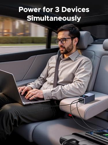 UGREEN Nexode Power Bank 20000mAh 130W Portable Charger 72Wh PD Fast Charging 3-Port USB C Battery Pack with TFT Smart Display for MacBook/iPad/iPhone 17/16/Samsung S26 and More 7