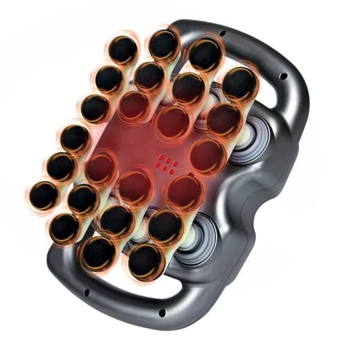 HYUVCX 24 Head Massage Gun Set, Deep Tissue Percussion Massager 9 Modes 99 Intensities, Massage Gun for Legs, Shoulders, Back, Body Muscle Pain Relief, Massage Gun Deep Tissue