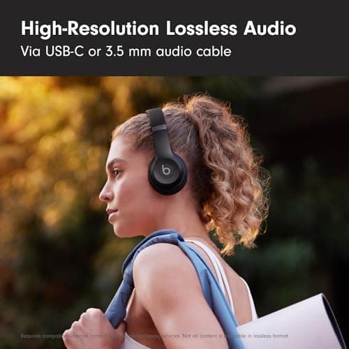 Beats Solo 4 - Wireless On-Ear Bluetooth Headphones, Up to 50-Hour Battery Life, Ultra-Lightweight Comfort, Powerful and Balanced Sound, Apple & Android Compatible - Matte Black 7