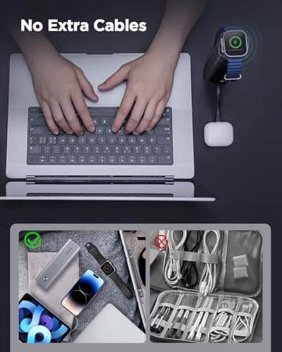 GENDOME Portable Charger LiFePO4 Battery, QC3.0 & PD3.0 22.5W Fast Charging, 15000mAh Portable Power Bank Built in USB C Cable, Travel Essential Backup Battery with USB-C in/Output 6