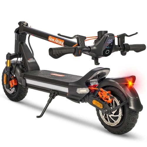 Off Road Electric Scooter Long Range, Fast Electric Scooter 30 Mph Speed, Heavy Duty 300 lb Capacity & Dual Suspension
