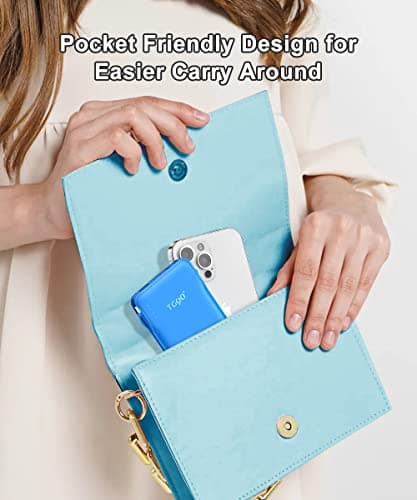 TG90° 10000mah Power Bank Portable Charger with Built-in Cables(No AC Plug), Portable Phone Charger Battery Backup Compatible with iPhone 17 16 15 14 13 12 and Android Phones 5