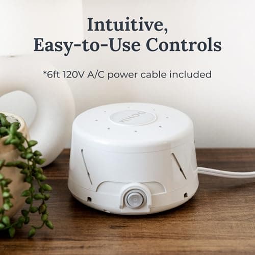 Yogasleep Dohm Classic (White) The Original White Noise Sound Machine, Soothing Natural Sounds from a Real Fan, Sleep Therapy for Adults & Baby, Noise Cancelling for Office Privacy & Meditation 7