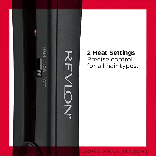 Revlon Smooth and Straight Ceramic Flat Iron | Fast Results, Smooth Styles (1 in) 5
