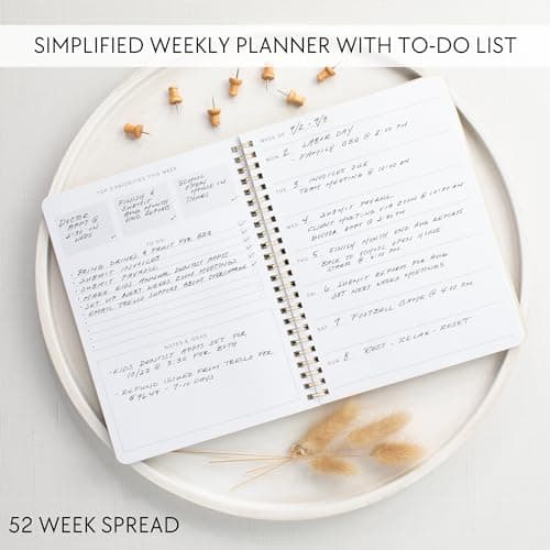 Beautiful Daily and Weekly Planner - To Do List Notebook to Easily Organize Your Agendas And Boost Productivity in School Or At Work - Stylish College or Office Supplies For Women 6