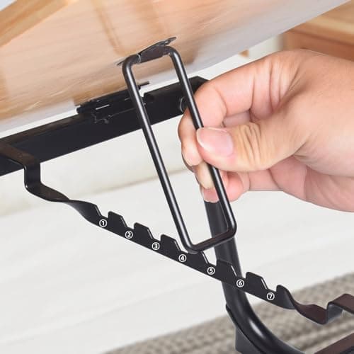 Xjskkaa Portable Laptop Stand with Tray for Reading in Bed, Adjustable Ergonomic Design 8