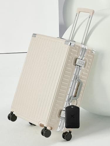 TopMade Smart Luggage Tag with Apple Find My, Premium Leather Luggage Tags for Suitcase, Travel Bags, Backpacks, Anti-Lost Suitcase Tag Tracker for Travel with Privacy Name Card, Rechargeable, Black 8