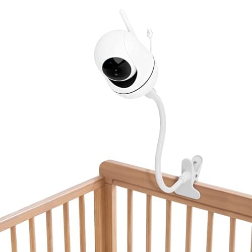 Baby Monitor Mount, Flexible Gooseneck Clip Clamp Stand Holder Compatible with HelloBaby, VTech, TP-Link, Kasa Smart, GoodBaby, Tapo, Eufy Security, Babysense, Vtimes, Kidsneed