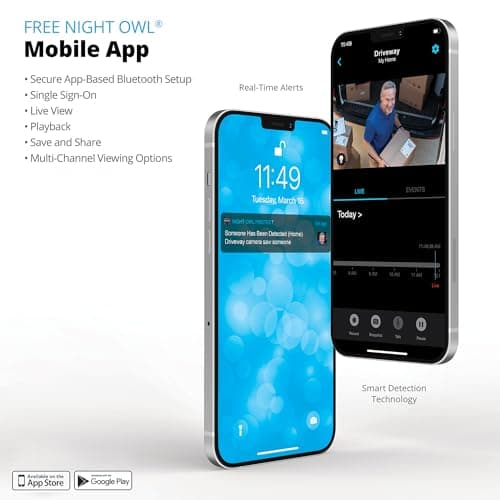 Night Owl 12 Channel DVR Video Home Security Camera System with (6) Wired 1080p HD Indoor/Outdoor Deterrence Cameras and 1TB Hard Drive (Add up to 4 Wi-Fi Cameras) 9