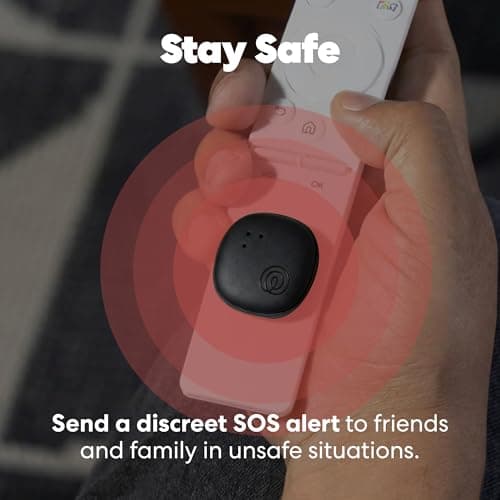 Life360 Tile Sticker - Small Bluetooth Tracker, Remote Finder and Item Locator for Bikes, Glasses and More. Both iOS and Android Compatible. Phone Finder. 2-Pack (Black) 7