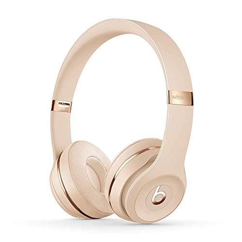 Beats Solo3 Wireless Headphones - Satin Gold (Latest Model) - MX462LL/A (Renewed)