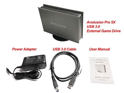 Avolusion PRO-5X Series 4TB USB 3.0 External Gaming Hard Drive (Grey) Compatible with Xbox Series X|S Game Console - 2 Year Warranty (Renewed) 5