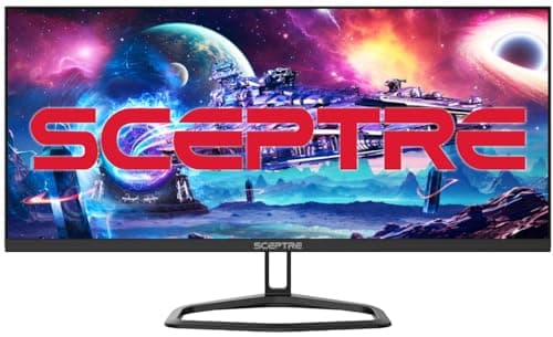 Sceptre 30-inch IPS Monitor 21:9 DisplayPort x2 up to 210Hz 1ms Ultra Wide/Slim Build-in Speakers, Machine Black (E305B-FU200T)
