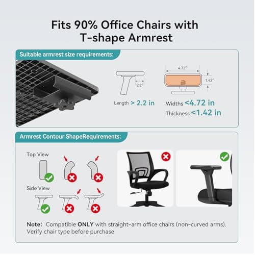 Newtral Home Office Laptop Desk, Adjustable Portable Laptop Table with Wrist Rest, Mouse Pad and Cup Holder, Laptop Tray for Office Chair for Working, Writing and Gaming - Work from Home Essentials 7