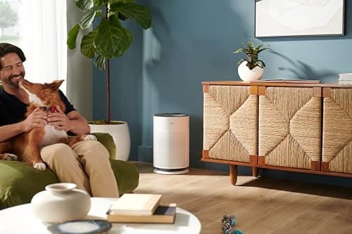 LG PuriCare 360 Air Purifiers for Home, Large and Small Room, Bedroom, Up to 2,059 ft² in 1 Hr with NanoFiber True HEPA Filter, 360 Degrees of Filtration, WiFi, Air Quality Monitor, Low Noise 14