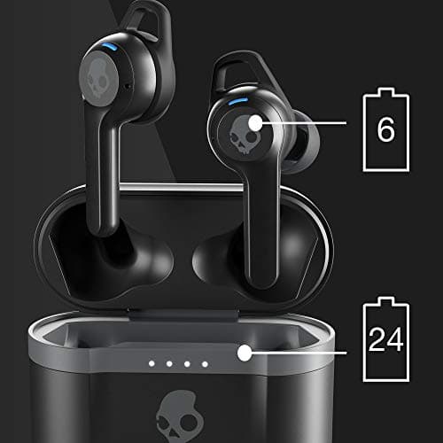 Skullcandy Indy Evo in-Ear Wireless Earbuds, 30 Hr Battery, Microphone, Works with iPhone Android and Bluetooth Devices - Black 5