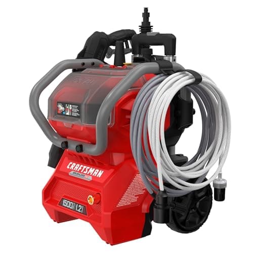 CRAFTSMAN V20 RP Cordless Pressure Washer, 1500 Max PSI, Draws from Any Water Source, Includes (2) 9Ah Batteries and Charger (CMCPW1500N2)