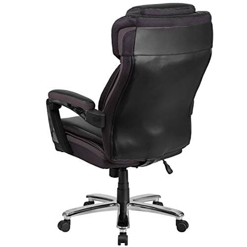 Flash Furniture Hercules Series High-Back Swivel LeatherSoft Office Chair, Ergonomic Executive Chair with Headrest and Adjustable Height, Black 10