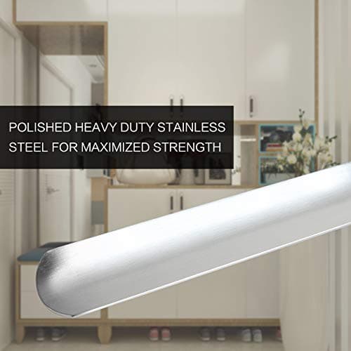 OFITMAGIC 31.5" Extra Long Handled Shoe Horn,Metal Shoehorn for Men and Women,Heavy Duty Extended Stainless Steel Shoe Horn with Leather Grip for Seniors Pregnant Back Pain 5