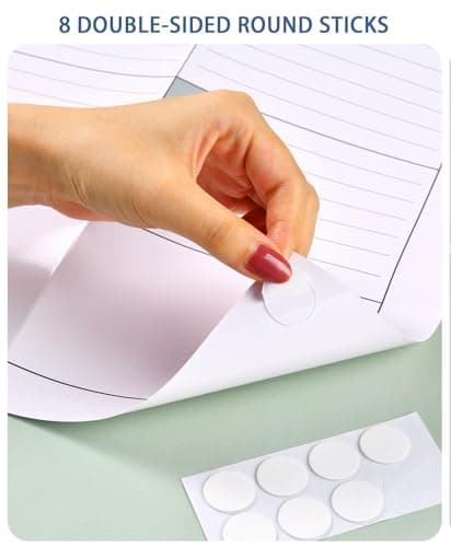 Large Dry Erase Calendar for Wall - Undated Dry Erase Calendar, Erasable Laminated Calendars for Wall with 8 Round Stickers, 40" x 28", Monthly Calendars for Office, Home, Classroom - Colorful 6