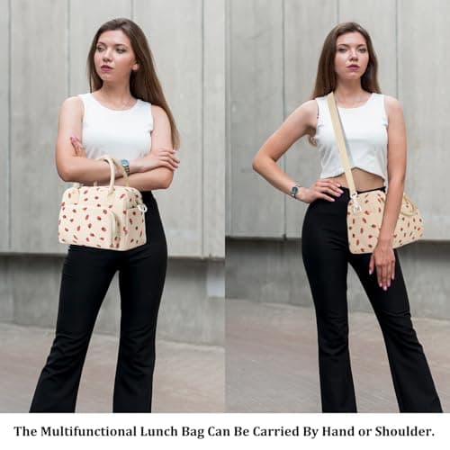 MEXS Insulated Lunch Bag for Women Men Large Reusable Lunch Box Adult Leakproof Portable Cooler Tote Bags for Work Picnic 7