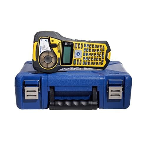 Brady M210 Portable Label Printer Kit (M210-KIT), Yellow/Black 5