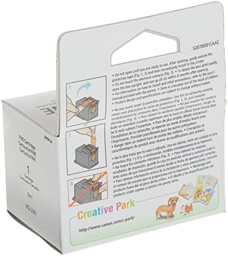 Canon Pixma MG3620 Wireless All-in-One Color Inkjet Printer with Mobile & Tablet Printing, Black - Canon CL-241 Color Ink & PG-240 Black 7