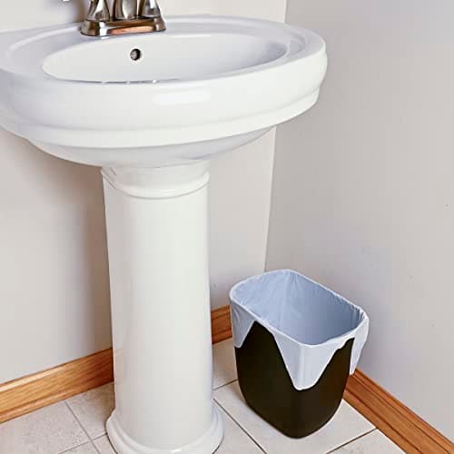 Amazon Basics Small 4 Gallon Trash Bags with Flap Ties, Fresh Scent, Odor Control, 0.5 mil Thick, 80 Count 5