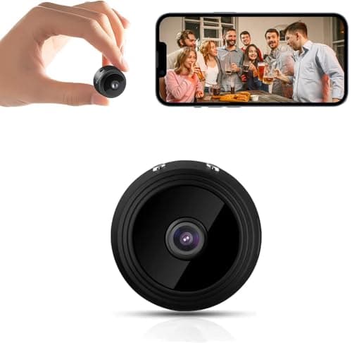 eroerl Hidden Camera-Spy Cameras-1080P HD Night Vision-WiFi Wireless Cam-Nanny Camera-Pet/Baby - HD Surveillance Cam - Surveillance Cameras