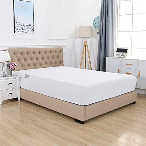 Elegant Comfort 1500 Premium Hotel Quality 18-24 Inches Deep - Extra Deep Pocket Single Fitted Sheet for High Mattress, Luxury and Softest, Smart Pocket - Wrinkle Free, King, White