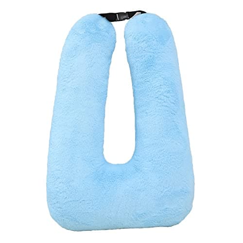 S-SNAIL-OO Travel Pillow Car Pillow(28x18in) U Shaped Cushion Pillow, Long Distance Travel Sleep Pillow for Head and Body Support for Adults Children (Blue)