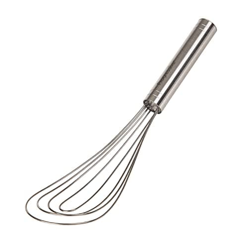 PrepWorks 10 Inch Fat Whisk - Stainless Steel Whisk for Mixing, Beating, and Stirring Sauces, Batter, and More