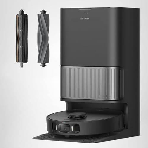 DREAME L40s Ultra AE Robot Vacuum and Mop Combo, 19,000Pa Suction, Self Emptying Dust Box, Flexible Mop & 167℉ Self Cleaning Washboard, Diverse Brush Selection, All-in-One Station, Auto Refill 10