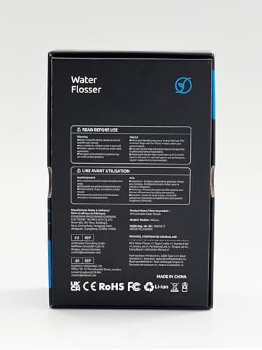 Water Flosser [ Mini Cordless Portable ] Oral Irrigator Water Teeth Cleaner Pick, Telescopic Water Tank, 3 Modes & IPX7 Waterproof, Home & Travel Water Floss for Teeth, Braces Bridges Care (White) 8