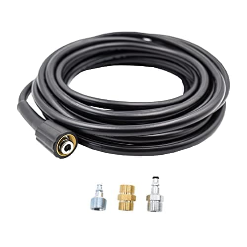 AR Blue Clean PW909UH-R, 1/4"x 25' Replacement/Extension Super Soft, Pressure Washer Hose, 2900 Max PSI, Black